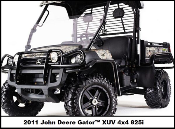 2011 John Deere Gator™ XUV 4x4 825i Specs, Price, Review, Seat Height, Weight, Top Speed