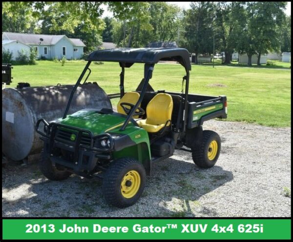 2013 John Deere Gator™ XUV 4x4 625i, Specs, Price, Review, Seat Height, Weight, Top Speed