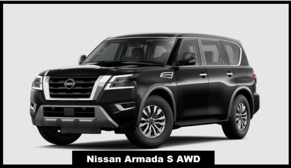 Nissan Armada S AWD Specs, Price, Top Speed, Mileage, Review, Horsepower, Features, Towing Capacity, Engine, Curb Weight, Height