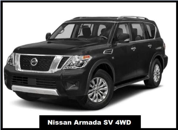 Nissan Armada SV 4WD Specs, Price, Top Speed, Mileage, Review, Horsepower, Features, Towing Capacity, Engine, Curb Weight, Height
