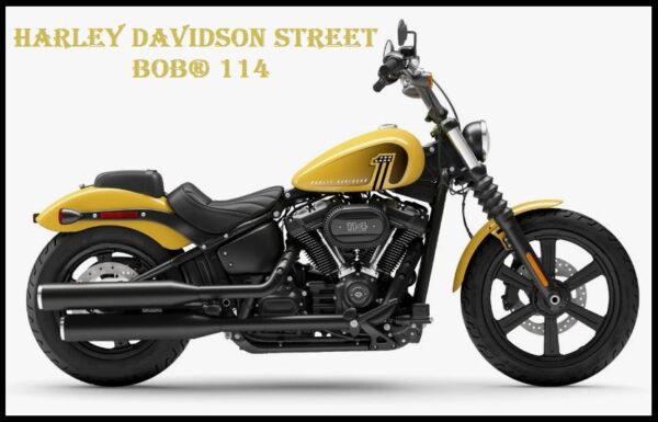 Harley Davidson Street Bob® 114 Specs, Top Speed,  Price, Review, Mileage, Seat Height, Weight, Images