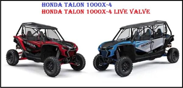 2023 Honda Talon 1000X-4 and Honda Talon 1000X-4 Live Valve Specs