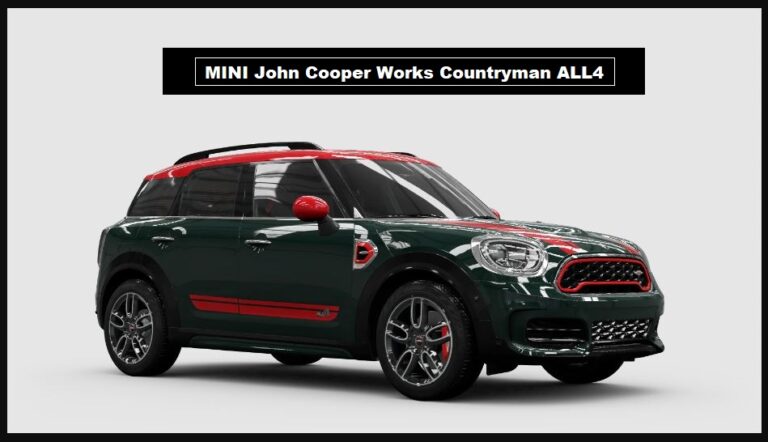 2023 MINI John Cooper Works Countryman ALL4  Price, Specs, Top Speed, Mileage