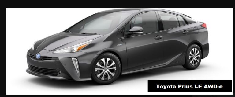 Toyota Prius LE AWD-e Specs, Price, Top Speed, MPG, Review