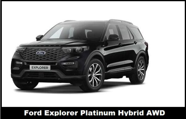 Ford Explorer Platinum Hybrid AWD Specs, Price, Top Speed, Mileage, Seat, Height, Review