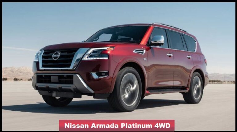 Nissan Armada Platinum 4WD Specs, Price, Top Speed, Mileage, Review, Horsepower, Features, Towing Capacity, Engine, Curb Weight, Height