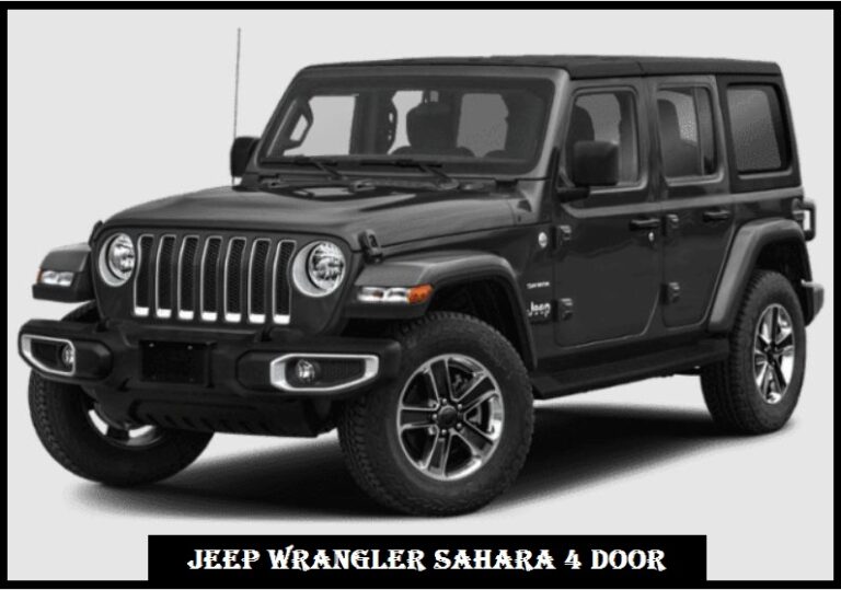 Jeep Wrangler Sahara 4 Door Specs, Price, Top Speed, Mileage, Seat, Height, Review